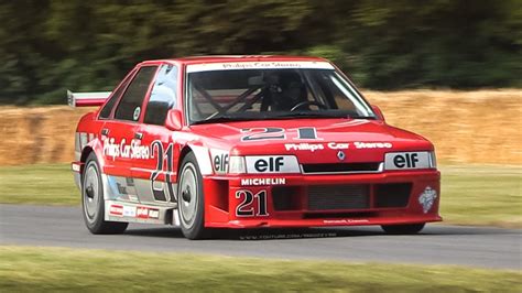 Renault 21 Turbo 4x4 Superproduction Race Car In Action At Goodwood