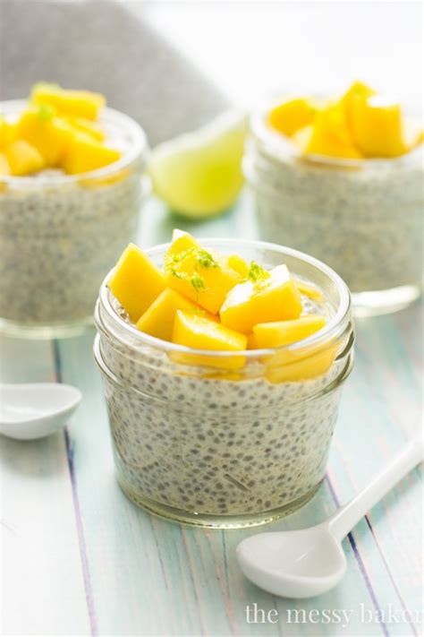 Mango Chia Seed Pudding Gluten Free One Sweet Mess