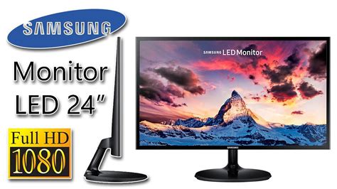 Unboxing Monitor Samsung 24 Pulgadas Full Hd Super Slim Sf350 Youtube