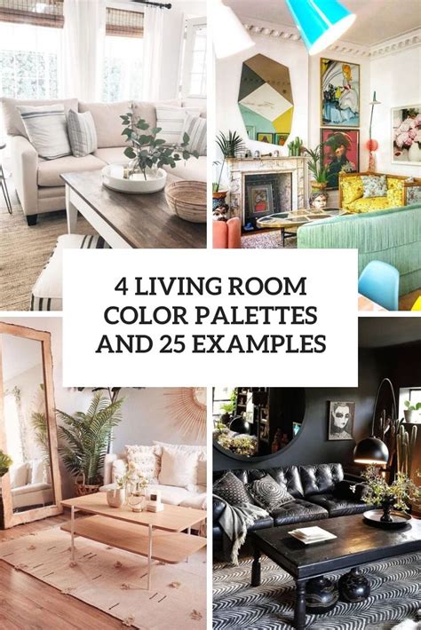 4 Living Room Color Palettes And 25 Examples Digsdigs