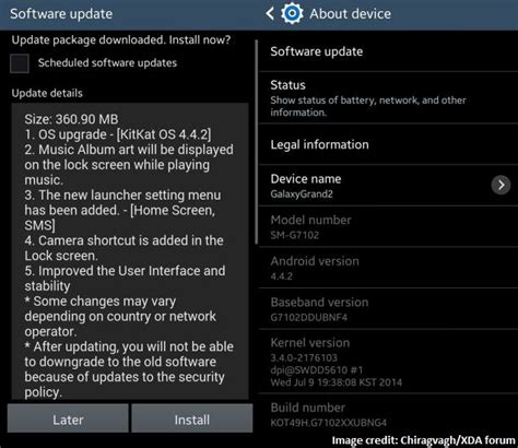 Samsung Galaxy Grand 2 Duos Starts Getting Android 4 4 2 KiKat Update