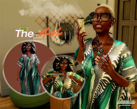 Mumu Silk Night Gown Free Gift Coco Games In Sims Sims