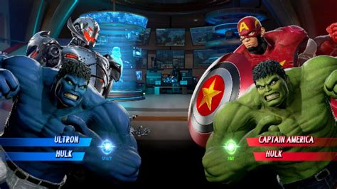 Ultron Hulk V S Caption America Hulk Very Hard AI Marvel Vs