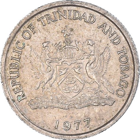 Coin Trinidad And Tobago 10 Cents 1977 North And Central American And