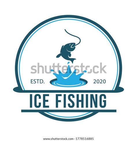 Ice Fishing Logo Photos And Images And Pictures Shutterstock