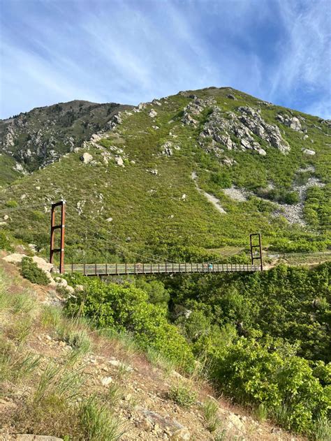 Visiting Bear Canyon Suspension Bridge - Utah Kids Explore