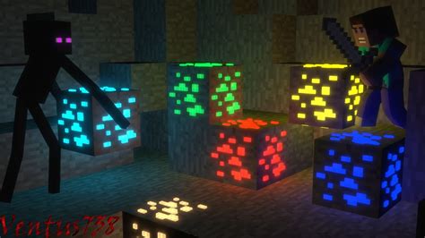 Minecraft Animation - Glowing Discovery - YouTube