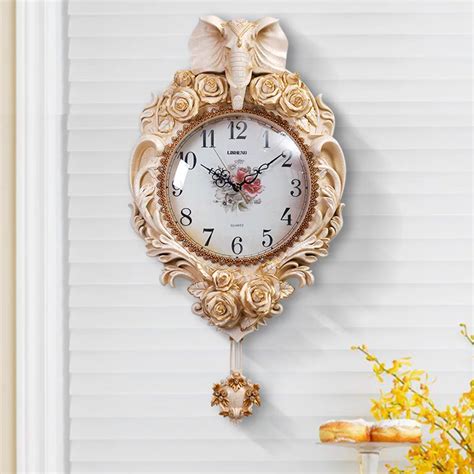 Creative Retro Wall Clock Living Room Bedroom Decoration Clocks