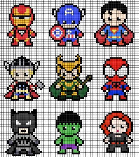 Perler Beads Dc Heroes