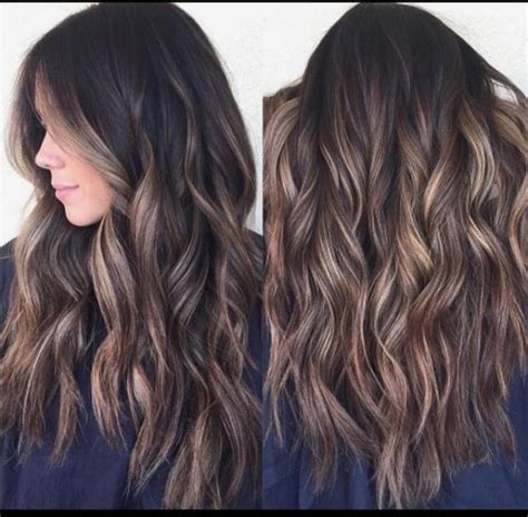 10 Tonos De Balayage Para Cabello Obscuro O Castaño Cabello Castaño