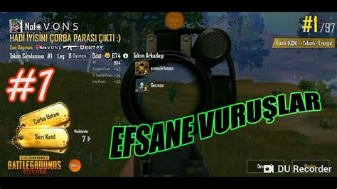 Pubg Mob L Montage Efsane Vuru Lar Youtube