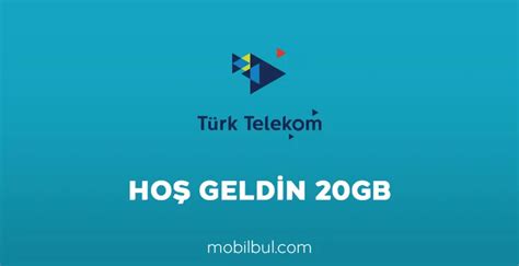 T Rk Telekom Ho Geldin Gb Paketi Mobil Bul