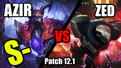 Azir MID vs ZED S Hra CZ SK 12 1 Patch Nejvíc assistů ale i