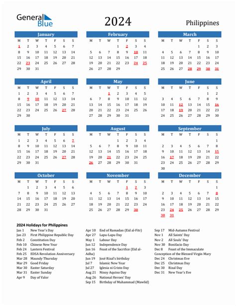 Holidays For 2024 Calendar Year Philippines Public Dorri Germana