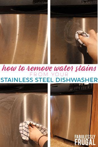 How To Remove Hard Water Stains From Stainless Steel Dishwashers