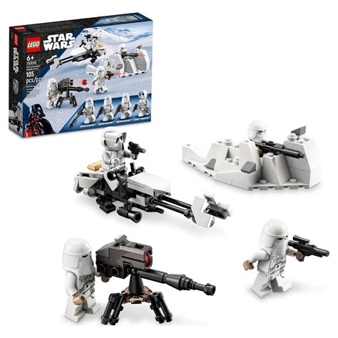 LEGO Star Wars Snowtrooper Battle Pack 75320 Building Toy Set, Gifts ...