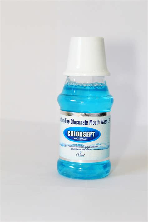 Chlorsept Chlorhexidine Gluconate Mouth Wash Oral Rinse Packaging Type