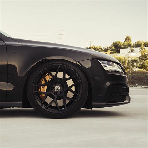 Hre Ff Flow Form Black Concave Wheels Rims Fits Audi C A Ebay