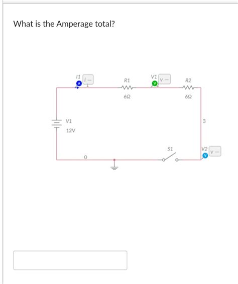 Solved What is the Amperage total? | Chegg.com