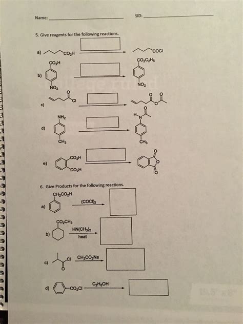 Solved 3 Give Reagents For The Following Reactions 4