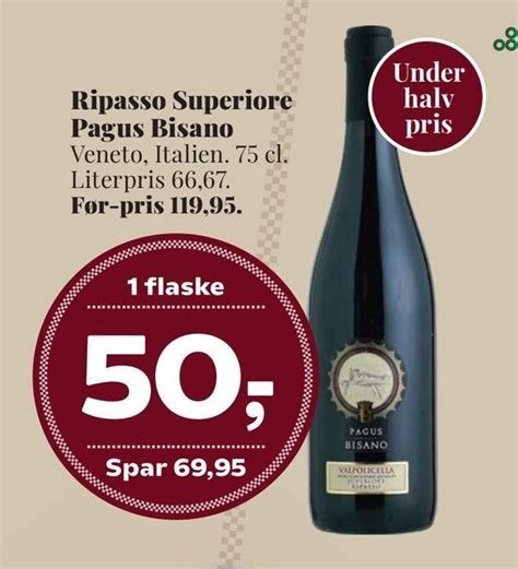 Ripasso Superiore Pagus Bisano Tilbud Hos Dagli Brugsen