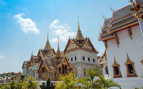 Tailandia Bangkok Palacio Real Fotografía Fondo De Pantalla Hd