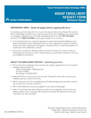 Fillable Online Brokernet Kp Kaiser Permanente Fillable Form Fax Email