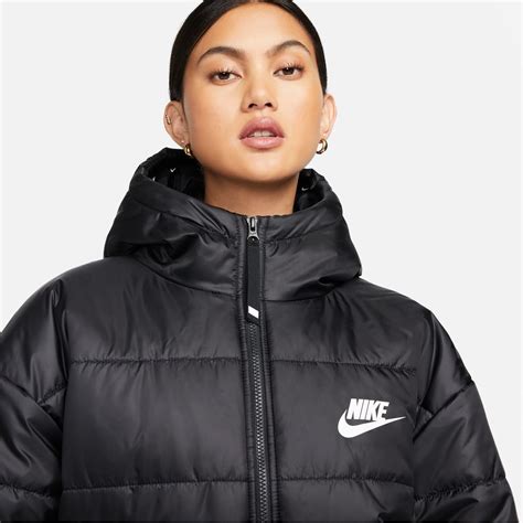 Nike Sportswear Therma Fit Repel Womens Synthetic Fill Hooded Jacket Puffer Jackets