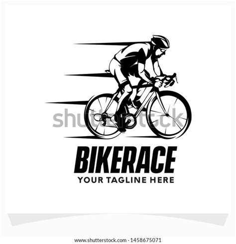 Bike Race Logo Design Template Stock Vector Royalty Free