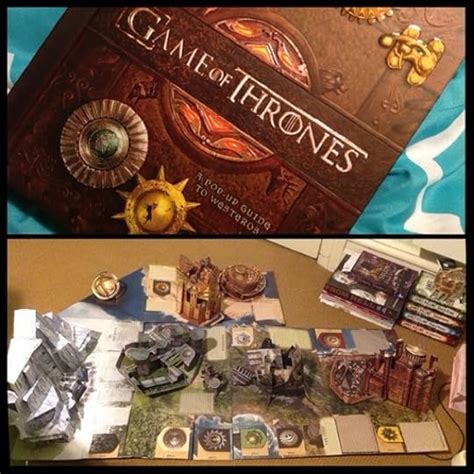 Unfolding The Map Of Westeros Game Of Thrones Pop Up Book Guide