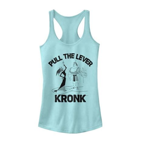 Junior S The Emperor S New Groove Kronk Pull Lever Racerback Tank Top