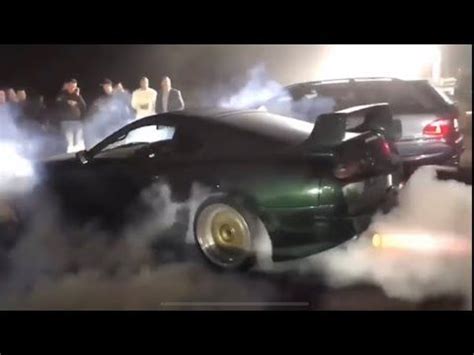 Toyota Supra Mk4 Epic burnout!!! 2step. - YouTube | Toyota supra mk4 ...