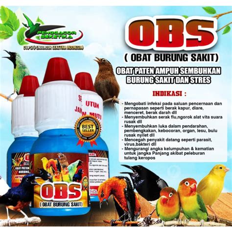 Jual Obat Burung Sakit Stress Diare Mencret Saraf Nyilet Lemas Lesu