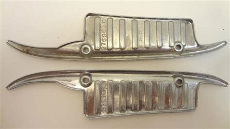 Sell Nos 1960 Gm Chevy Impala Biscayne Bel Air 2 Door Handle Shields Part 988163 In Ontario