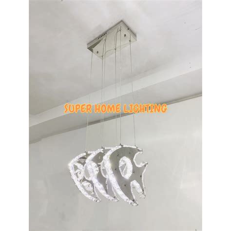 Jual Lampu Gantung Minimalist Ikan Kristal Ruang Tamu 510308 Shopee