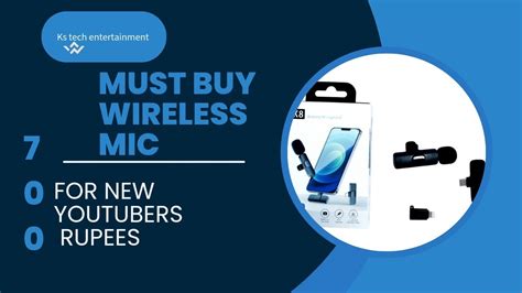 Best Wireless Mic For New Youtubers Must Buy Mic Under Rs Youtube