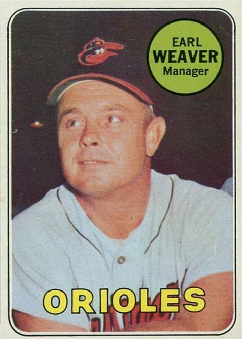 Earl Weaver Baseball Cards Price Guide Sports Card Investor