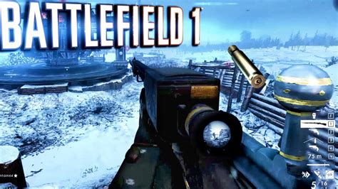 Winter Sniper 48 Kills Battlefield 1 Russian Dlc Conquest Gameplay