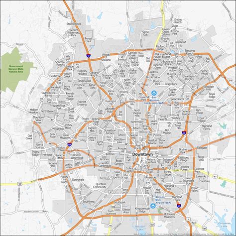 San Antonio Neighborhood Map GIS Geography