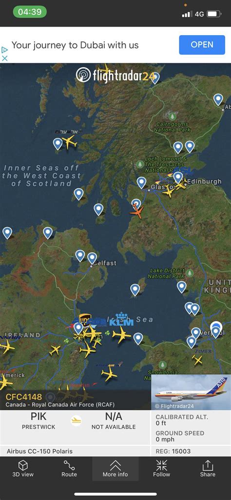 One of Canada’s CC-150 Polaris : r/flightradar24