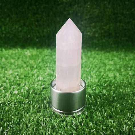 Beautiful Natural Obelisk Elixir Quartz Crystal Water Bottle For