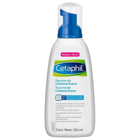 Cetaphil Espuma De Limpieza Suave Facial Piel Sensible X 236ml