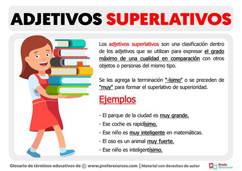 Qu Son Los Adjetivos Superlativos