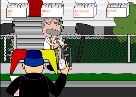 Throw Donuts At An Old Guy Play Online On Flash Museum 🕹️