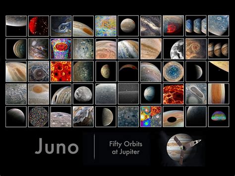 NASA S Juno Mission Completes 50th Orbit Around Jupiter Captures