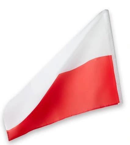 ZESTAW FLAGA NARODOWA POLSKA FLAGI POLSKI 150x90 Cm STYL KIJ 120cm