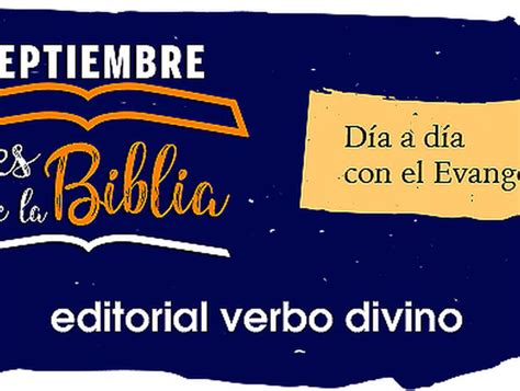 Septiembre Mes De La Biblia Día A Día Con El Evangelio