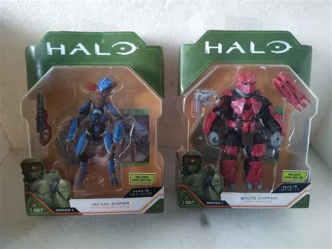 Halo Infinite Lote Brute Captain Jackal Sniper Jazwares Env O Gratis