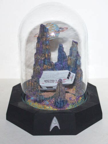 Star Trek Tos Galileo Ii Shuttlecraft Dome Sculpture Franklin Mint