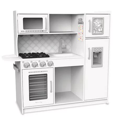 Melissa & Doug Chef's - Cloud Play Kitchen, Color: Grey White - JCPenney